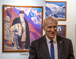 Интересная встреча — академик С.В. Алексеенко в Музее Н.К. Рериха