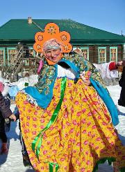 «Проводы Зимы» в Верх-Уймоне, организованные сельским Домом культуры