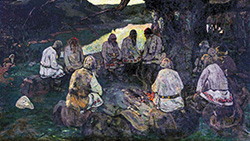  О КАРТИНЕ Н.К. РЕРИХА  «СХОДЯТСЯ СТАРЦЫ»