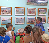 Выставка Мирослава Чевалкова из фондов СибРО в Доме творчества и досуга Усть-Коксы