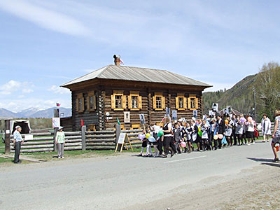 День Победы 2015 года в Верх-Уймоне